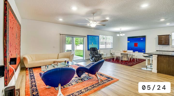 Beach Lovers New House! 10 Min To Beach - 6 Guests - Gamble Rogers, Flagler Beach