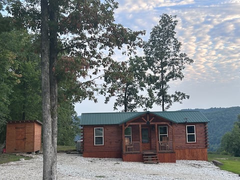 Popular Airbnb listing: Lone Star Ridge cabin in Arkansas River Valley Rural