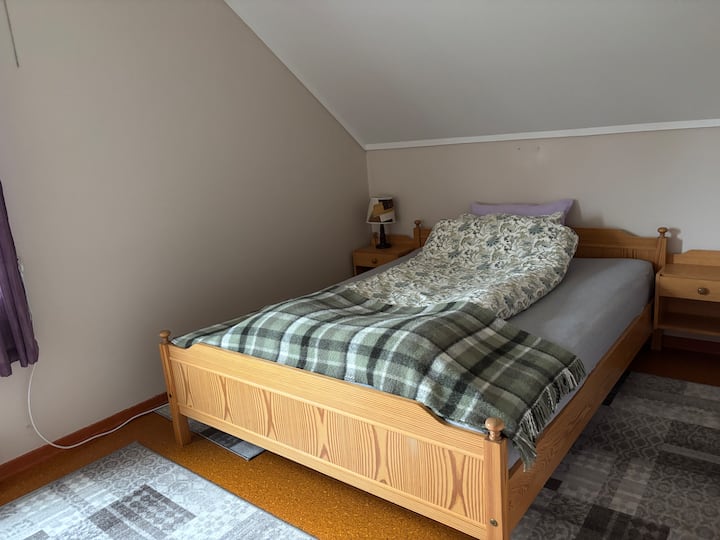 Bedroom 2. Second floor. Double bed.