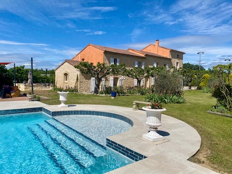 Mas Nahema with pool and tennis