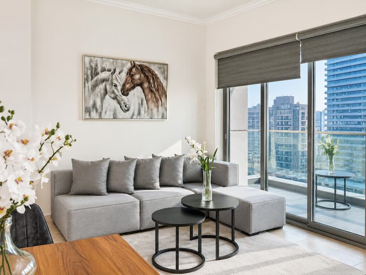 1 Bedroom Ap. - Dubai Marina & Sea View Near Metro - Dubai Marina