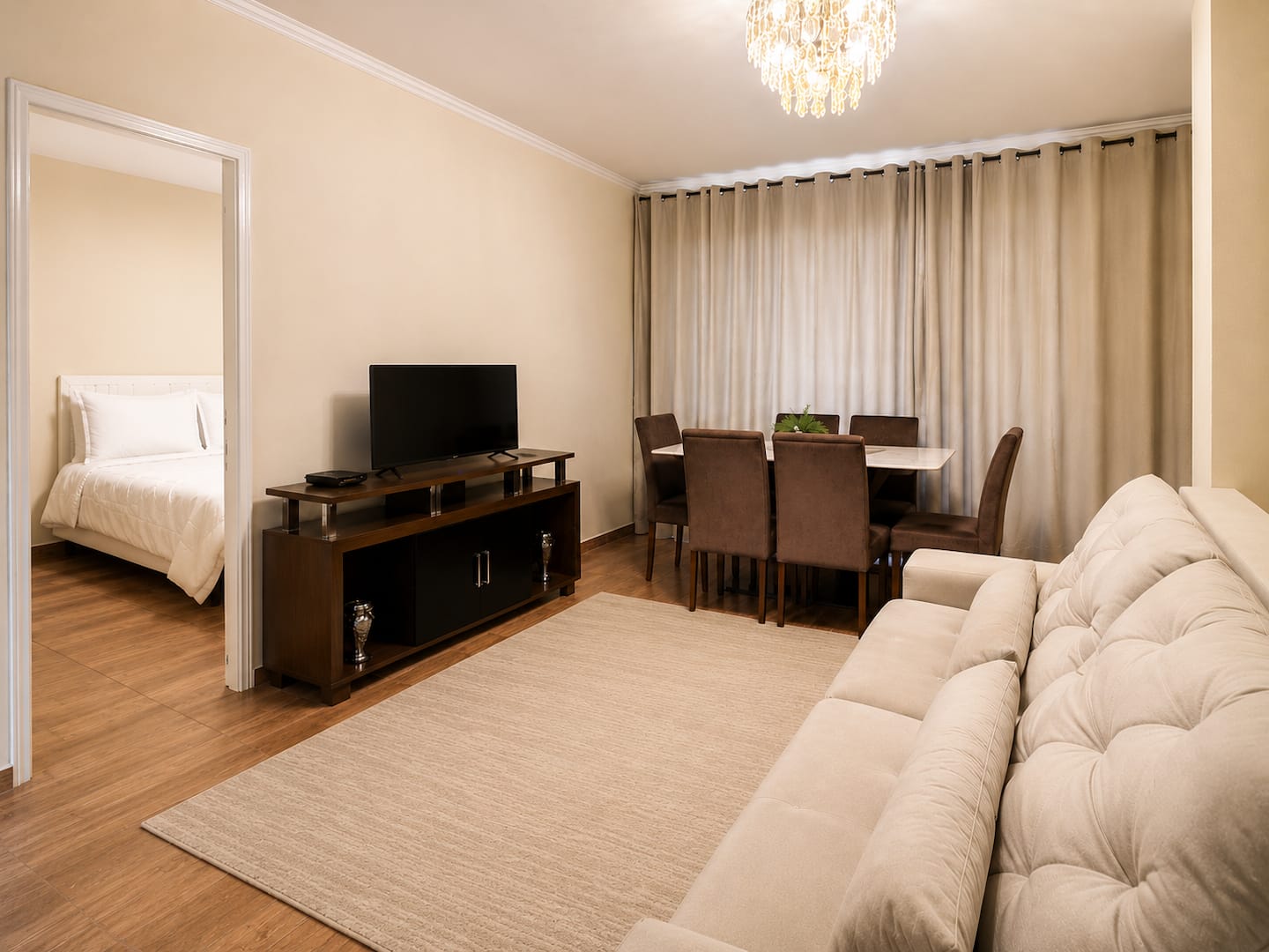 Apartamento Amplo Centro — ambiente principal, Colina Lofts em Águas de Lindóia