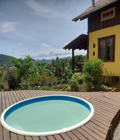 Sol da Montanha Chalet in Termas do Gravatal - SC