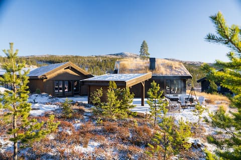 New cottage with jacuzzi, sauna, billiards and car charger