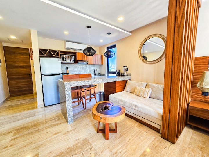 1br Veleta Jacuzzi Privé + Piscine Rooftop - Tulum