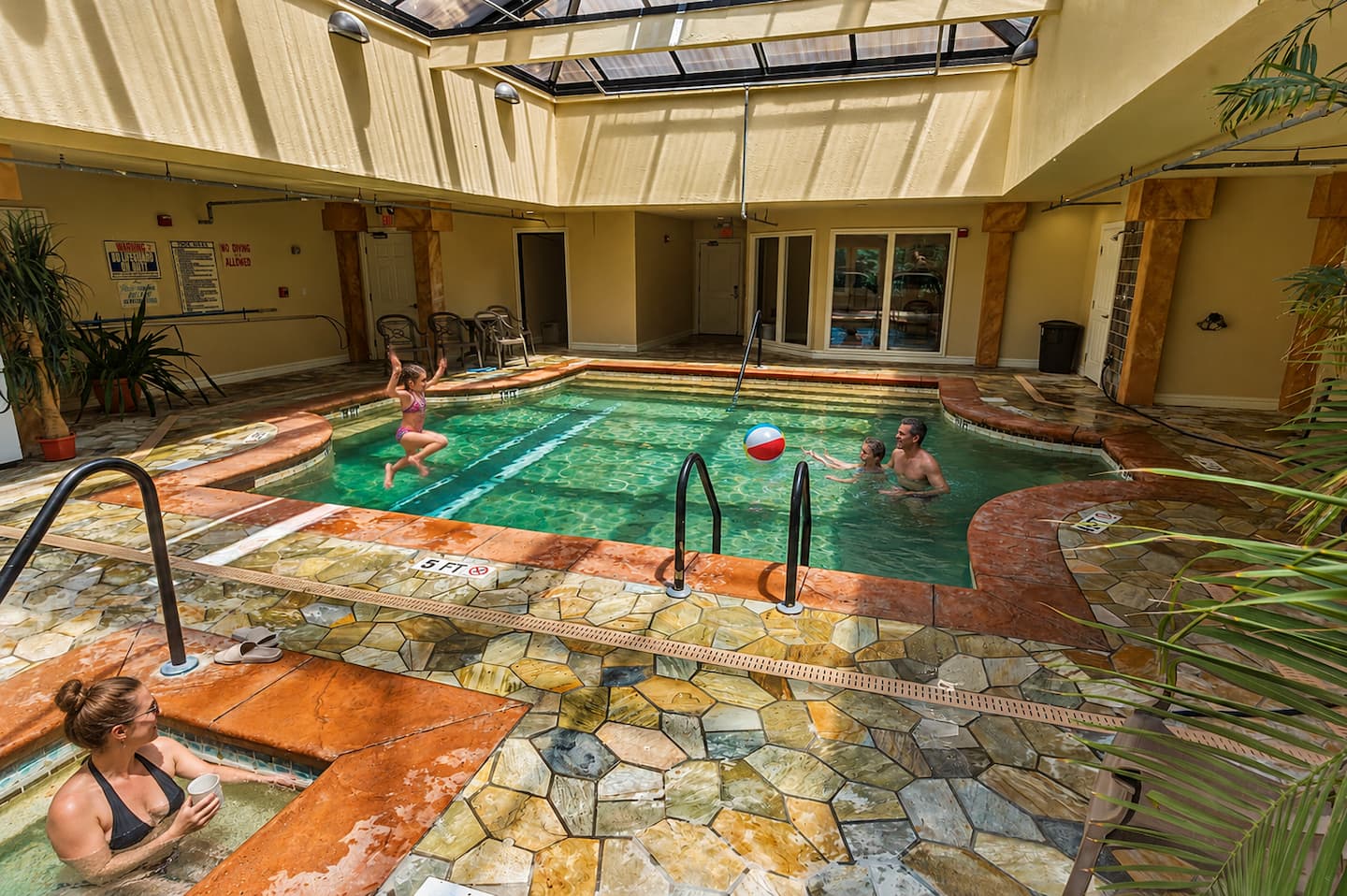 Discover another resort feature on your way back from the beach. Croatan Surf Club has more to explore than you'll cover in a single stay. Plan to come back for what you missed. Swim year around.