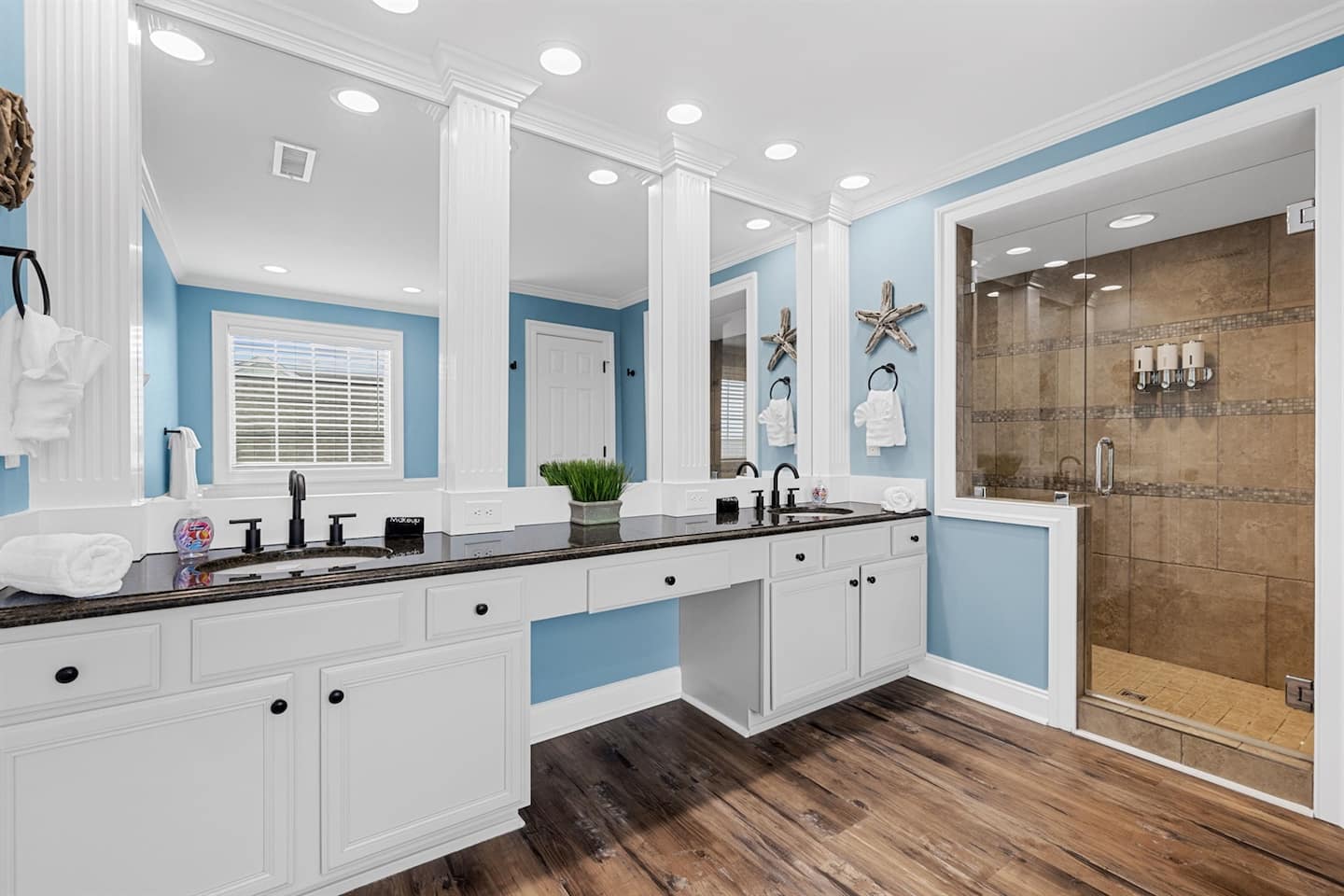 Skip the morning line with an ensuite bath right off the bedroom. Privacy that matters with a full house.