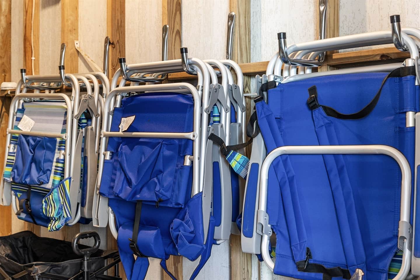 Grab the beach chairs and toys on the way out. The gear's already here so you can travel lighter.