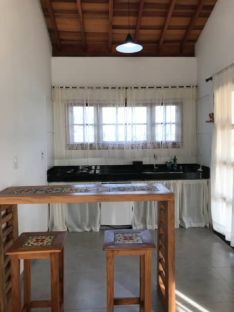 Airbnb em destaque: Chalé Bem-Te-Vi, next to the mill waterfall em Carrancas