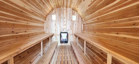 *Arguably the best Sauna view in Upper Peninsula*
