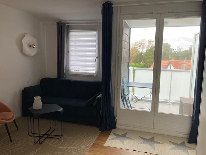 Studio Calme 4pers. Balcon Et Parking. Lit Armoire - ル・テュケ=パリ=プラージュ