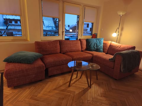 bright and large with balcony