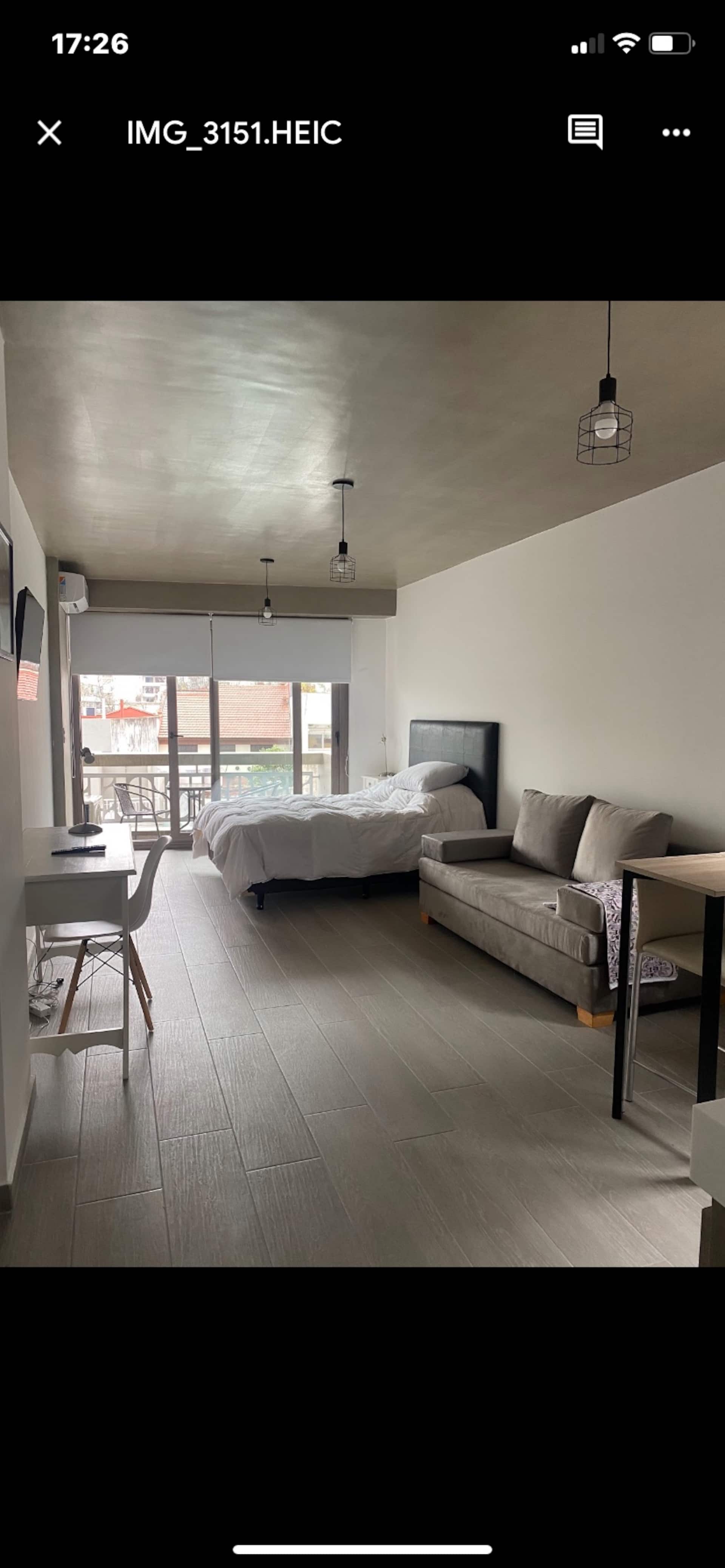 Studio apartment in Palermo Soho