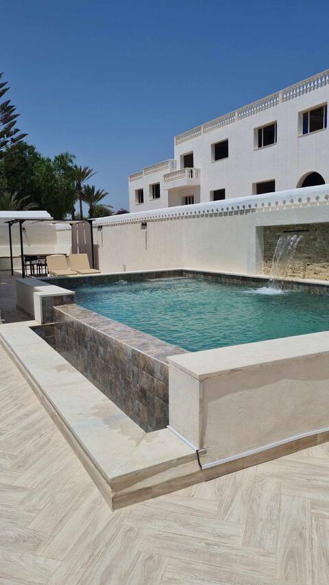 Villa RAYA with pool, beach access on foot