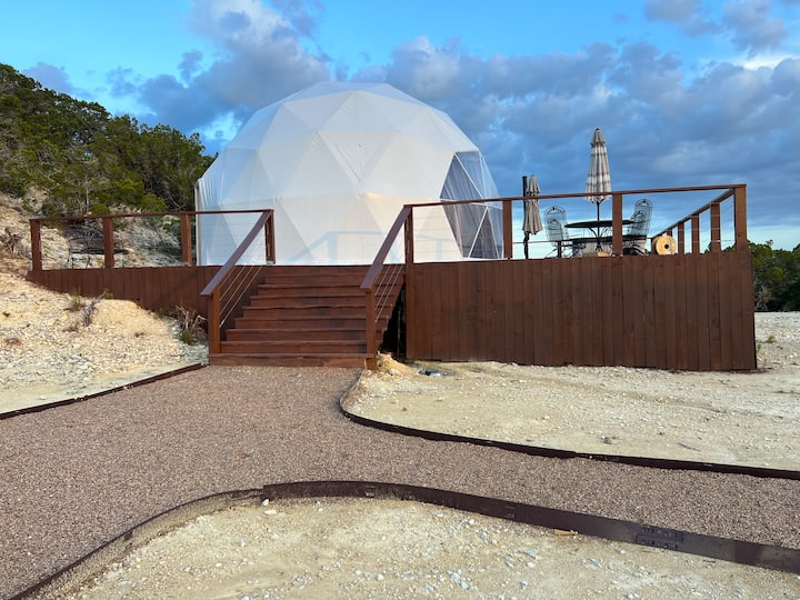 Hill Top Dome Dome houses for Rent in Lakehills, Texas, United States