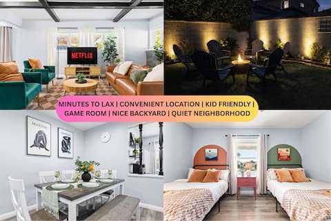 Modern 3BR Family Retreat Near LAX, SoFi & DTLA
