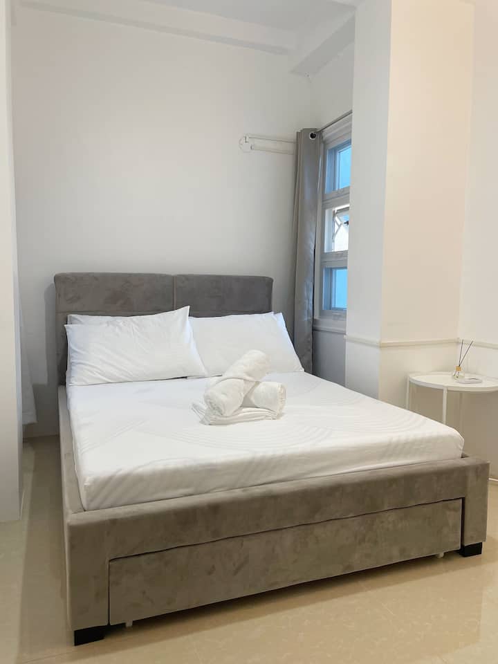 bedroom 1 - one double bed for two pax with air conditioner