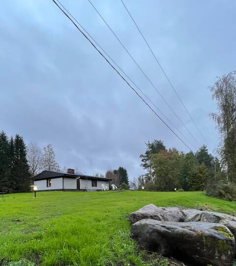 Small detached house by the river