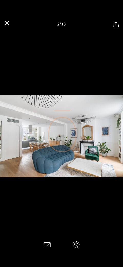 Apartment 10 min from Paris.