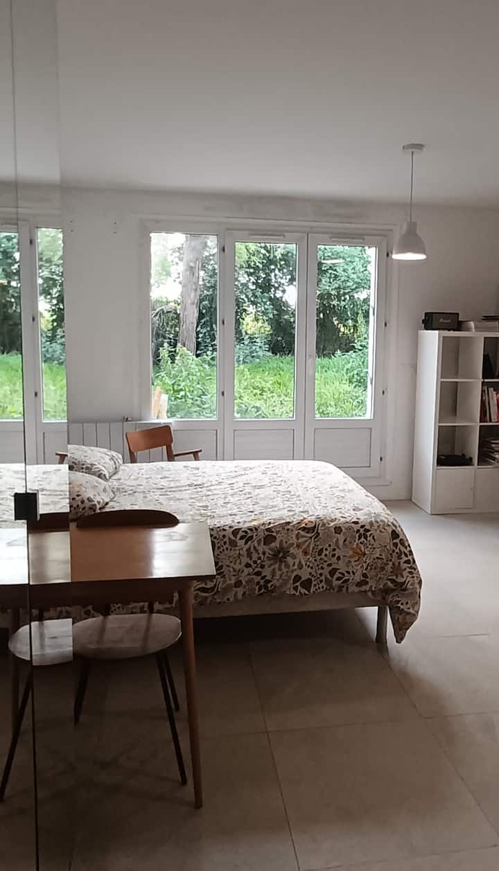 Grand Studio Avec Jardin - Pantin