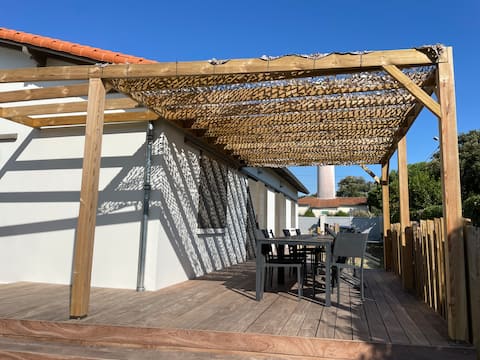 The house next to the lighthouse!