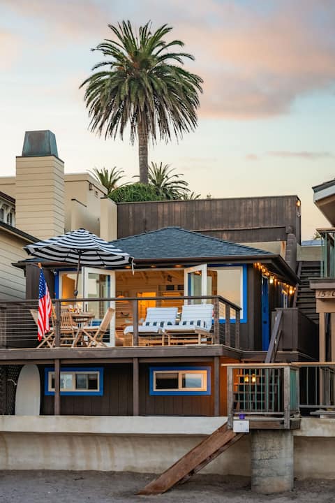 Oceanfront Cottage on the Sand at Miramar Beach