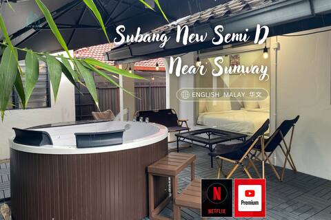 Subang New SemiD near Sunway Lagoon up to 16pax
