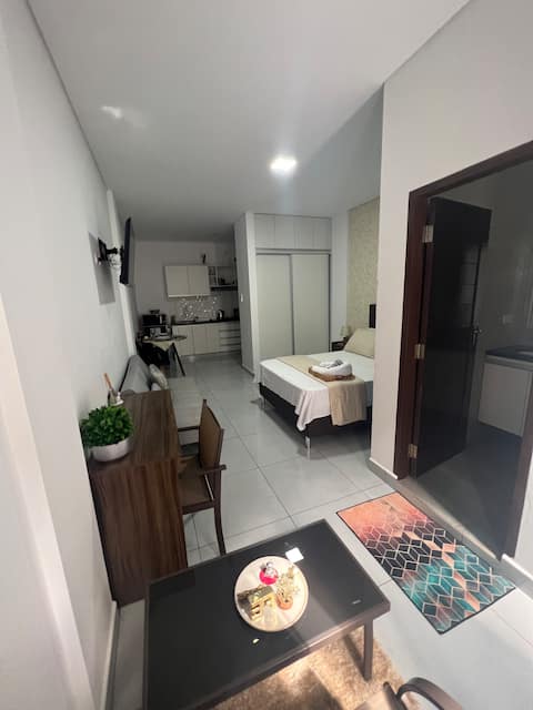 Beautiful apartment with a pool in the center