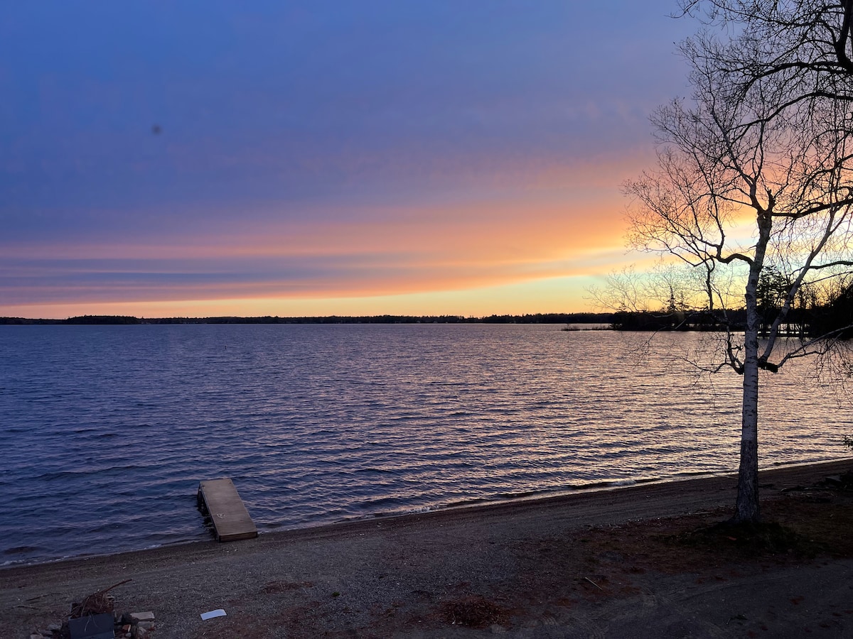 Cozy Lakefront Camp Houses for Rent in Glenburn, Maine, United States