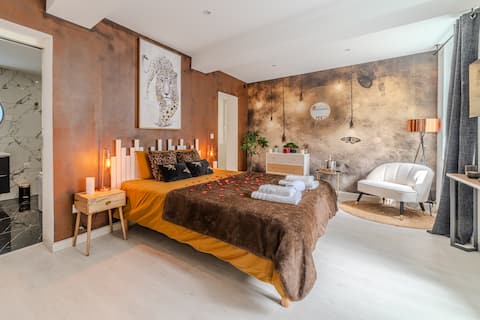 Prestige Suite with Jacuzzi & Air Conditioning - Montbrison Center