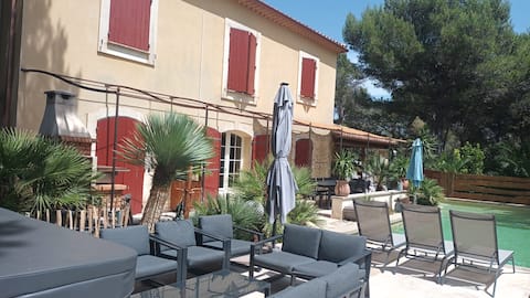 air conditioned,  Provence with swimming pool