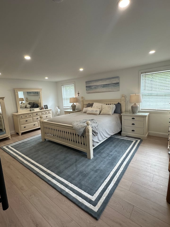 Master bedroom on main floor. 