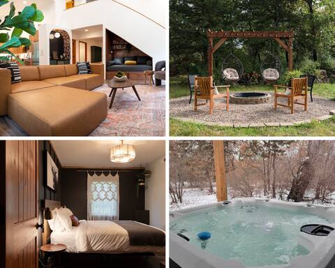 Wild Oak Barndominium with HOT TUB