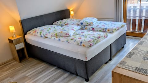 Apartment 2 double rooms, air conditioning, kitchen, sofa bed, bathroom 1-6 people