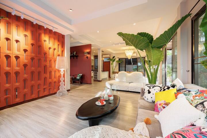 曼谷 波光 橘色海 X7 THiNkIing villa 五卧 gallery image 4