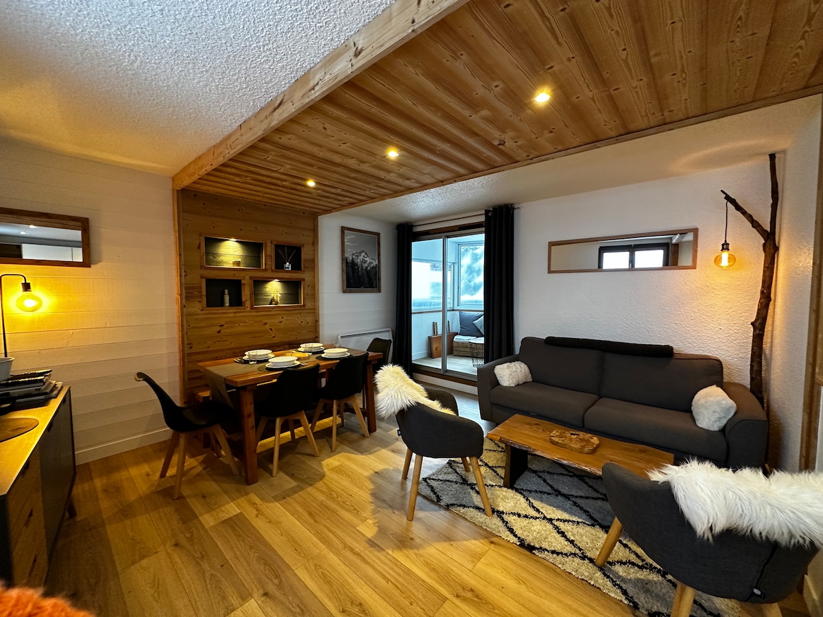 Erfolgreiche Airbnb-Immobilie: Charming apartment at the foot of the slopes! in Les Deux Alpes