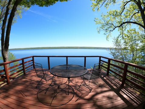 Quaint Lake Home w/ Stunning Views & Private Decks