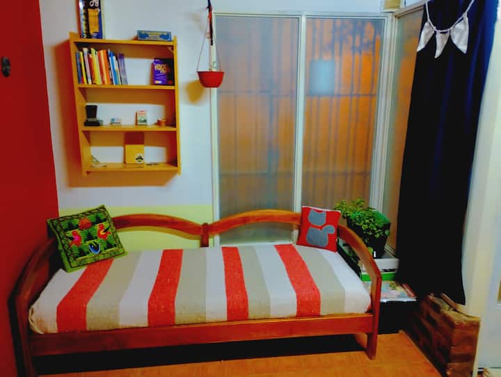 Sillon/jednopodlažná posteľ sa nachádza v jedálni