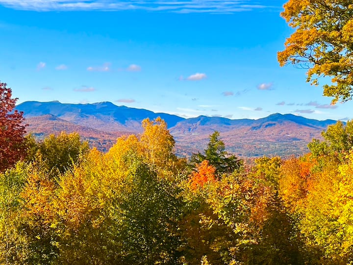 Retro Mountain Getaway | Hot Tub & Epic Views - Stowe, VT