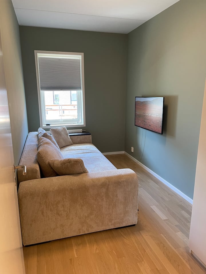 Удобен кауч со брачен кревет (широк 150-179 см) од Sweef.