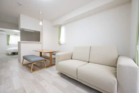 4 mins walk to station | 2LDK 65㎡ | Good access to Osaka and Kyoto | High-speed Wi-Fi | Recommended