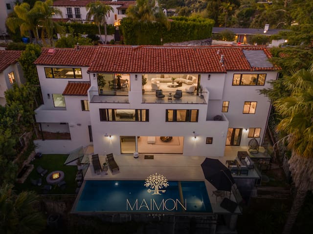 Sunset Views from Elegant Spanish Style Villa