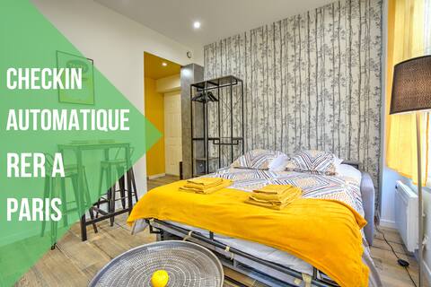 Top Airbnb: Brut de Pomme - Auto Check-in - Netflix - Wifi in Champigny Sur Marne