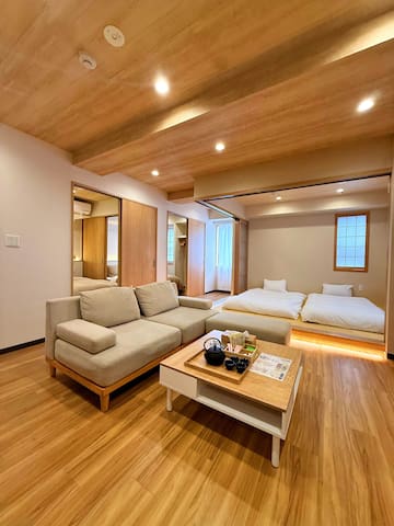 東京楽遊上野民宿/地铁站步行3分钟/上野商圈步行5分/3间卧室套房/浅草东京站银座新宿电车直达