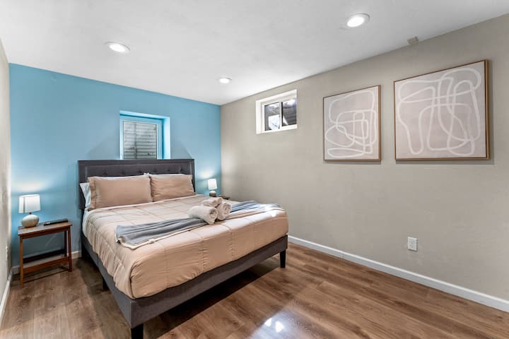 Dormitorios equipados con toallas personales y paños personales. 