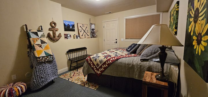 set up with King bed