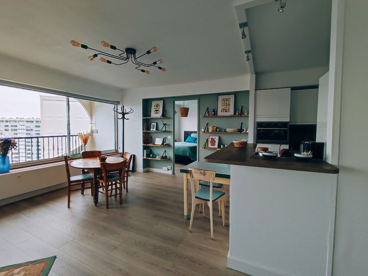 Successful Airbnb property: Appt T2 Rennes Centre + Parking in Centre