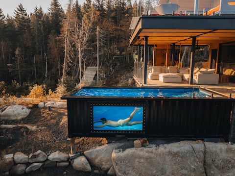 Le Yak. Grandiose and Petfriendly thermal pool