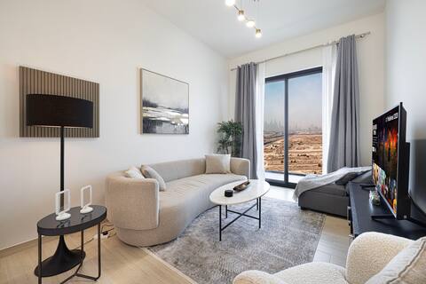 Successful Airbnb property: New 1BR | Skyline view | JVC | Binghatti Heights in Al Barsha South Fourth