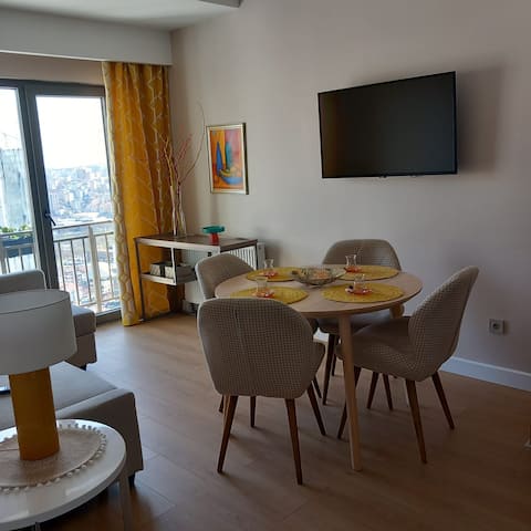 New apartment in the atmospheric area of Istanbul